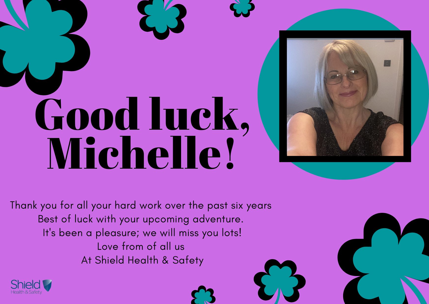 Goodbye and Good Luck Michelle!